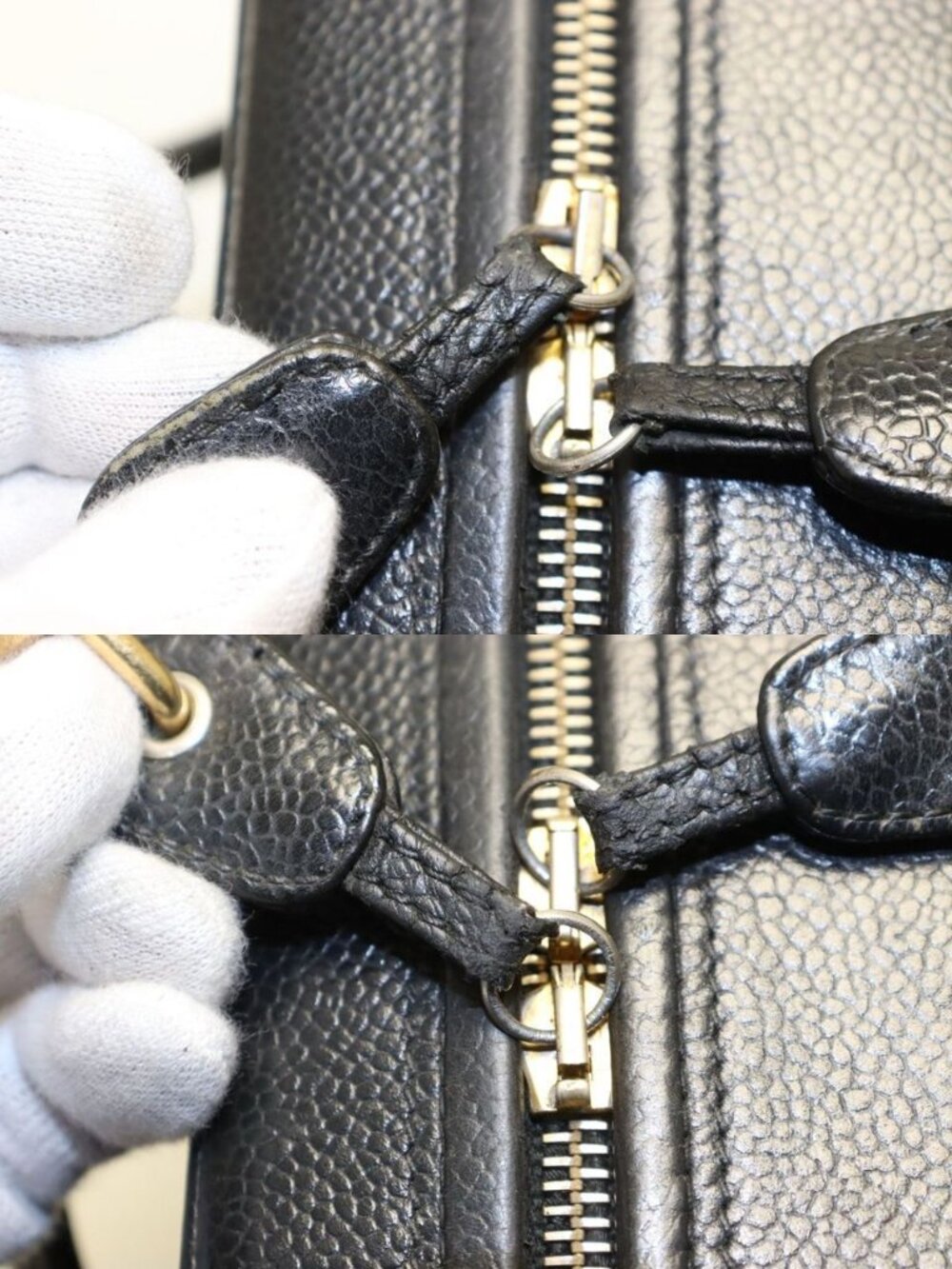 Chanel Bicolor Quilted GD Leather Vanity - Picture 10 of 10